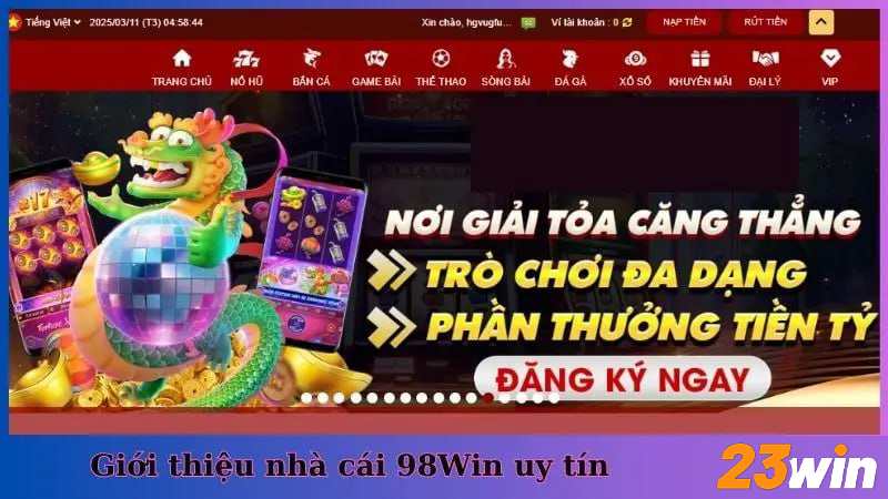 Giới thiệu nhà cái 23WIN uy tín