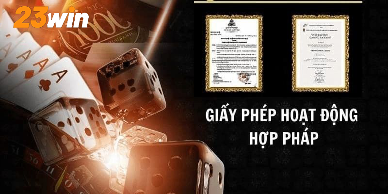 Giấy phép hoạt động 23WIN là gì